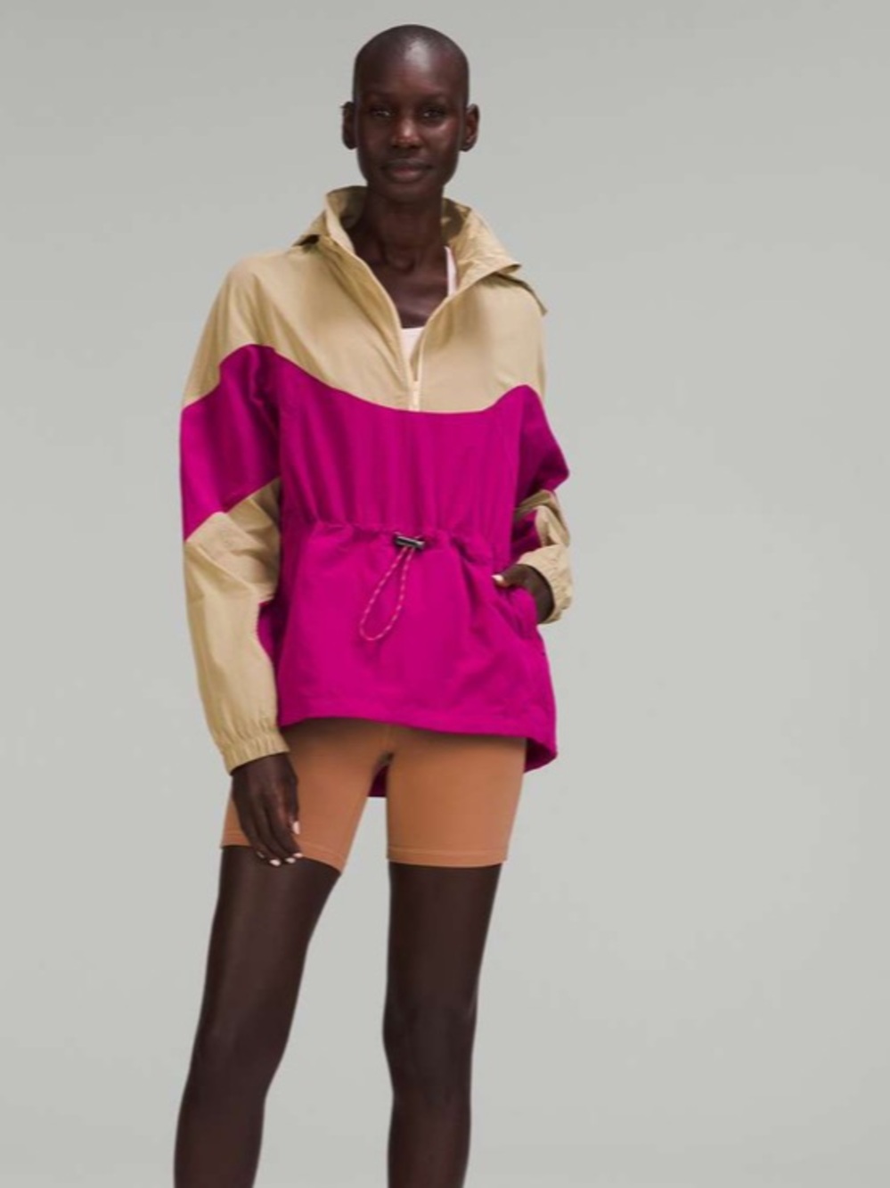Lululemon Evergreen Anorak Jacket Prosecco / Ripened Raspberry Size 4 - Picture 3 of 15
